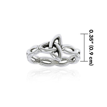 Celtic Trinity Knot Silver Ring TRI1344 - Jewelry